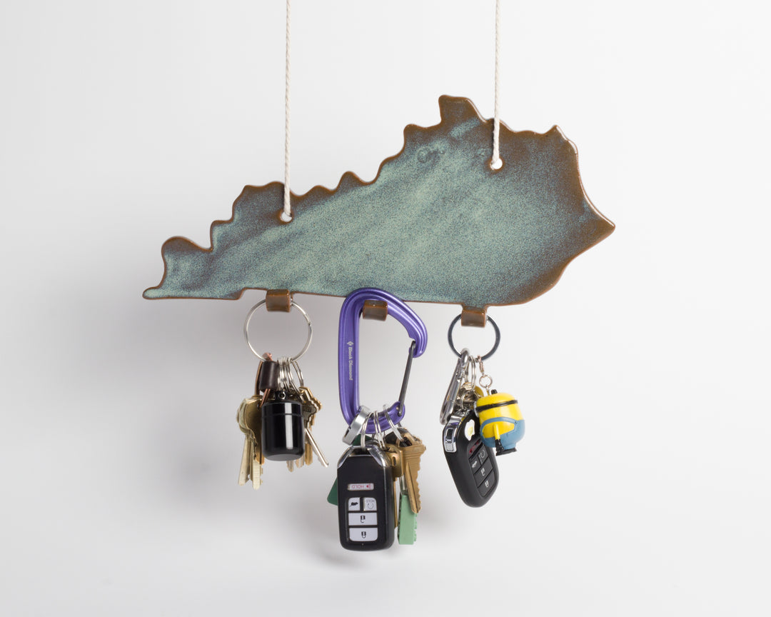 KY-Shaped Key Holder - Classic Blue