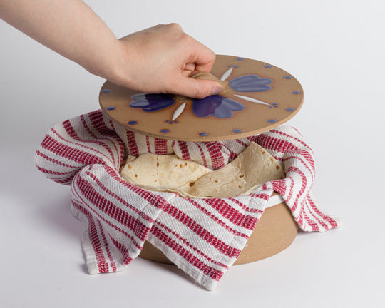 Tortilla Warmer - Funky Cobalt